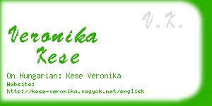 veronika kese business card